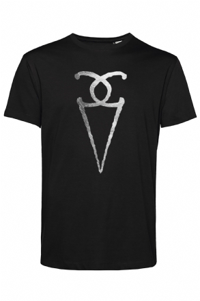 T-SHIRT UNISEX LOGO ARGENTO